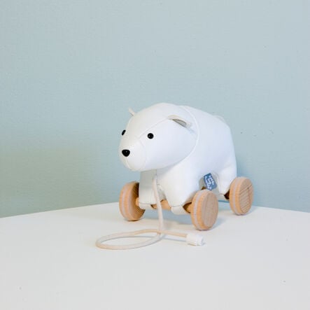 Ocean Collection Toddler Pull Along Polar Bear  hi\-res